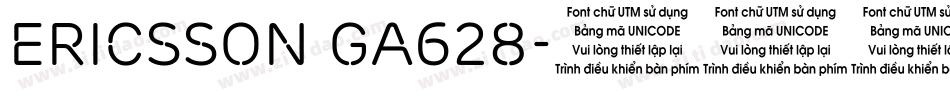 Ericsson GA628字体转换